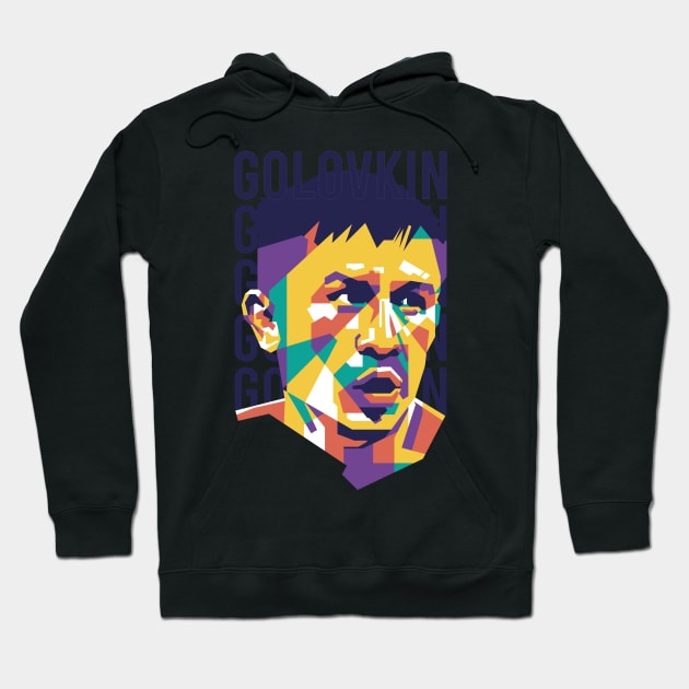 GGG Gennady Golovkin WPAP Hoodie by pentaShop